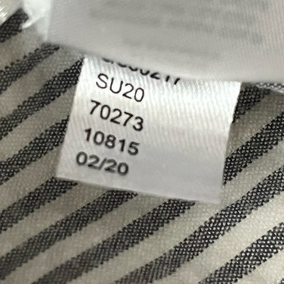 LOFT Sailorcore Nautical Womens Skinny Seersucker Pants 4 Preppy Coastal Casual - Picture 4 of 8